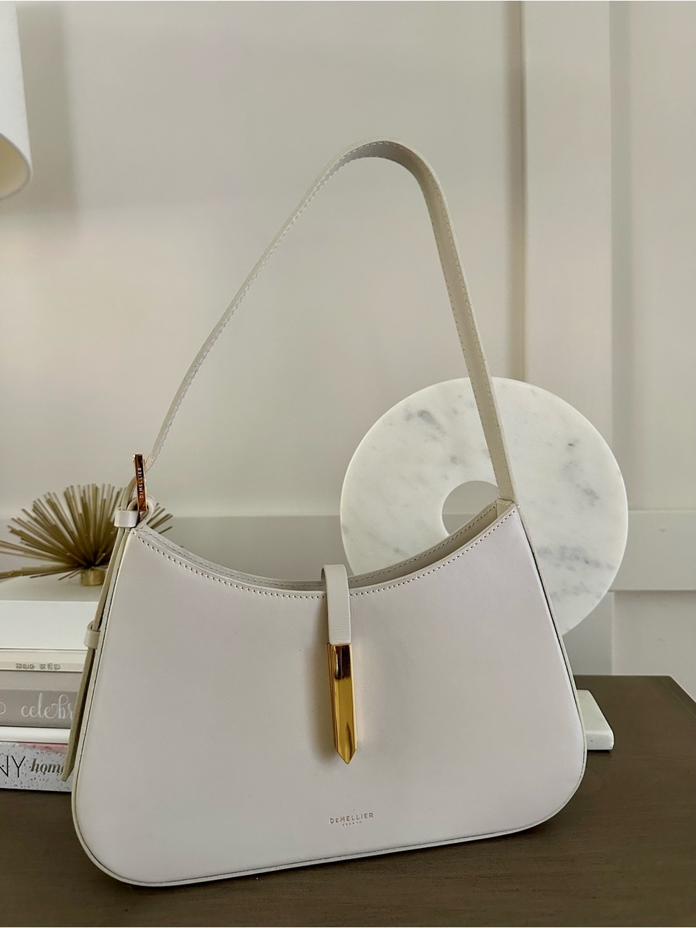 DeMellier Tokyo leather shoulder bag